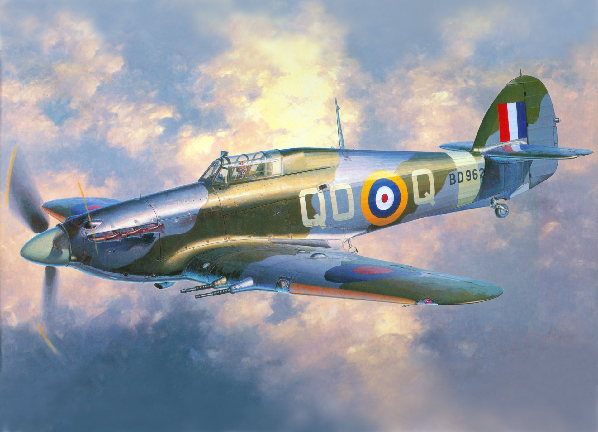 picture uk fighter interceptor hawker hurricane mk.iic hurricane iia series 2 3 squadron raf