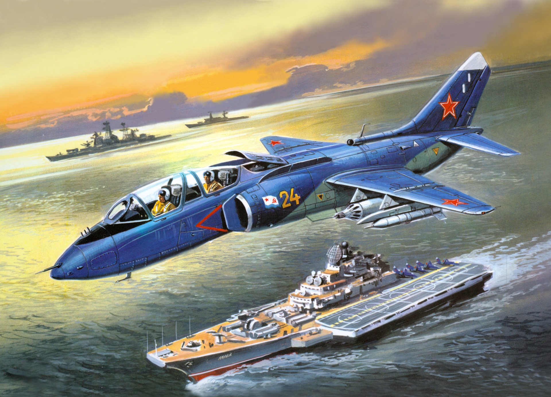 yak-38 soviet deck attack navy