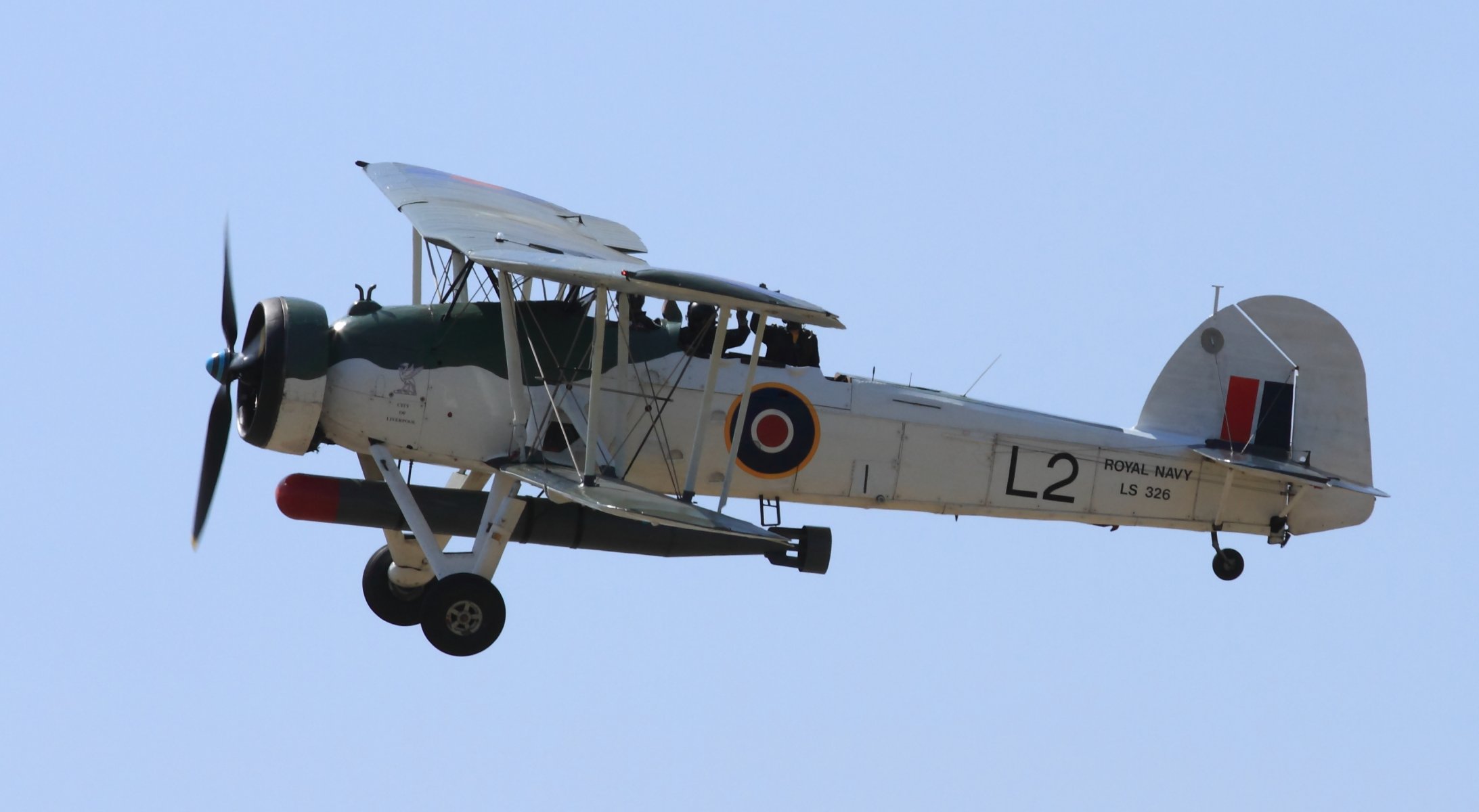 niebo samolot fairey swordfish fairey swordfish miecznik bombowiec torpedowy brytyjskie royal navy air force ww2