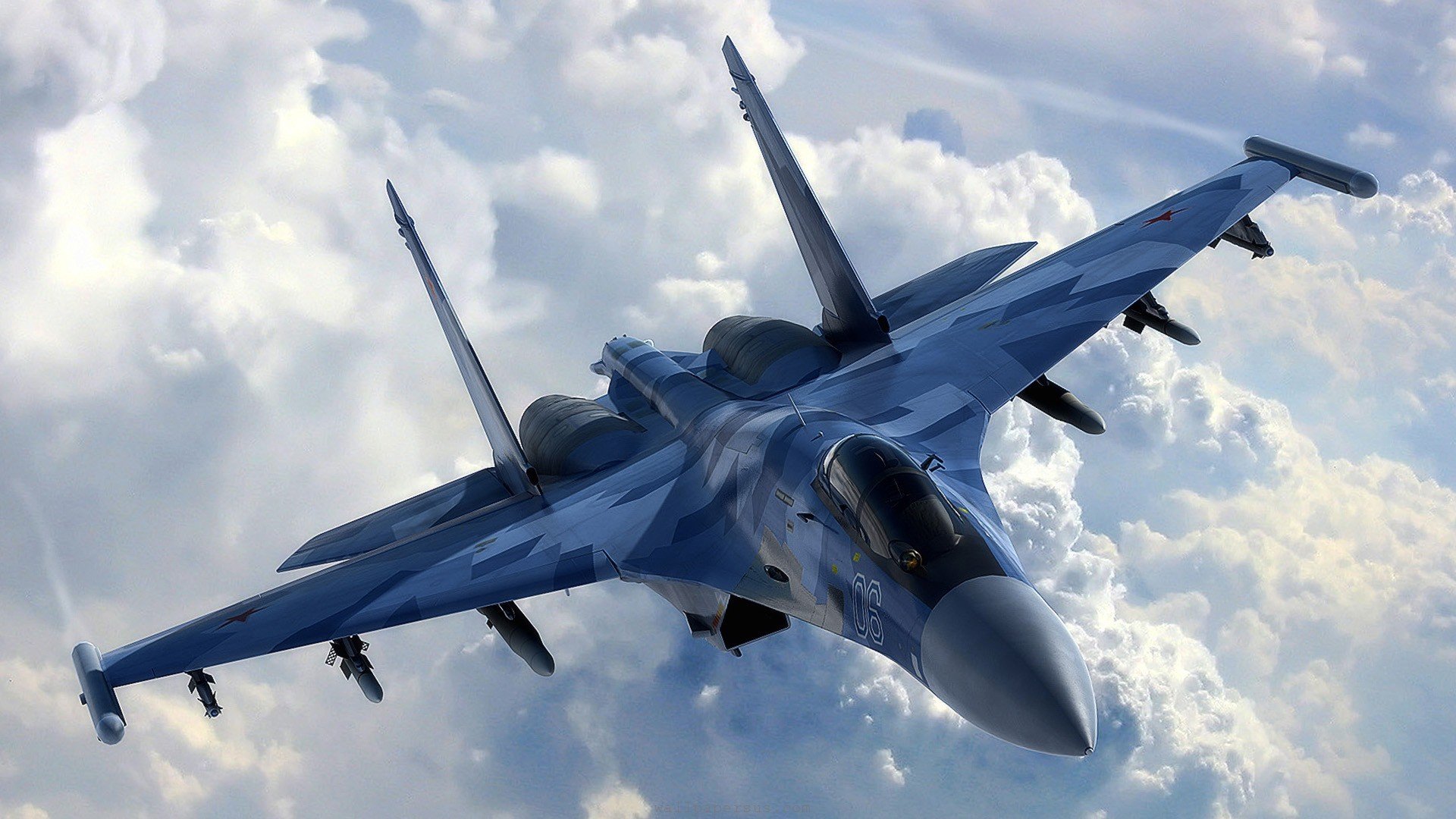 su-35 su-35 flugzeug mehrzweck supermanöver kämpfer himmel wolken