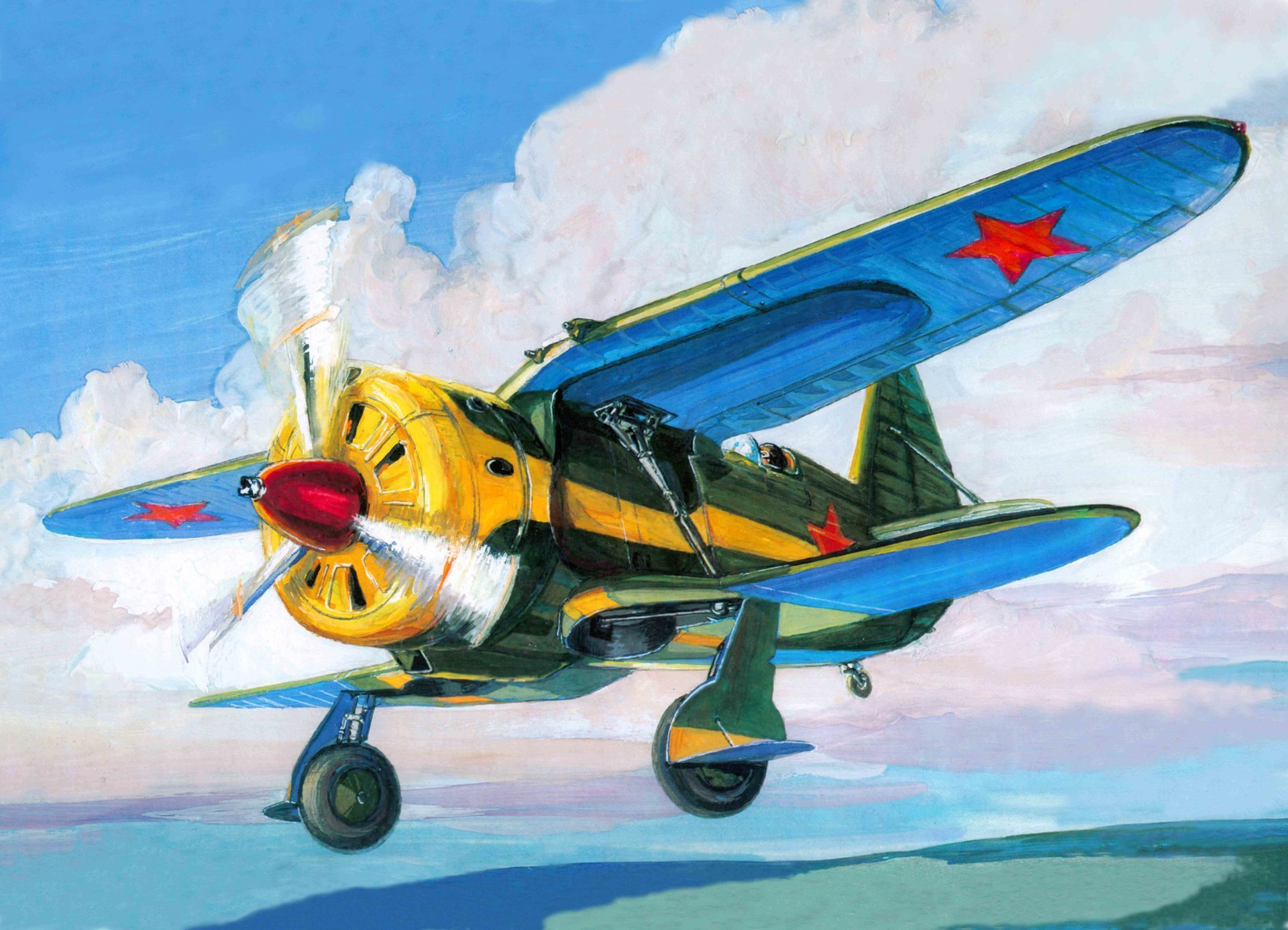 art avion is-1 monoplace chasseur développé par concepteur d avions vv nikitin et pilote vv shevchenko la particularité de cet avion était que le pilote pouvait dans les airs tourner ce demi-plan monoplan avec haut situé aile type mouette dans le