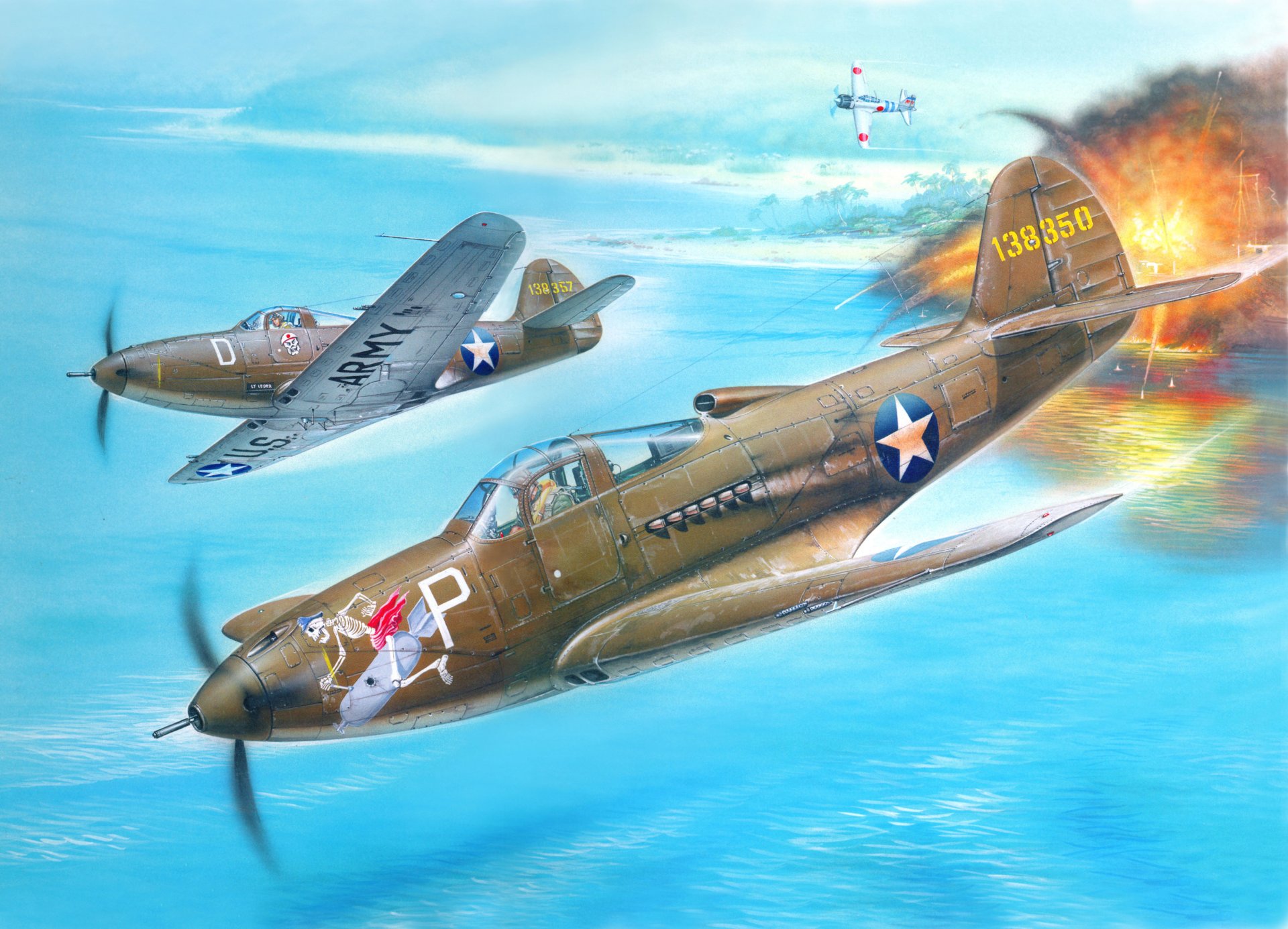 picture american multi-purpose fighter bell p 39 f 1 aira sobra xfl 1 airabonita p-400 aira sobra mk.i