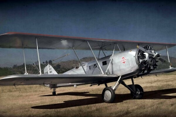 Stylish retro Boeing 40s in the desert