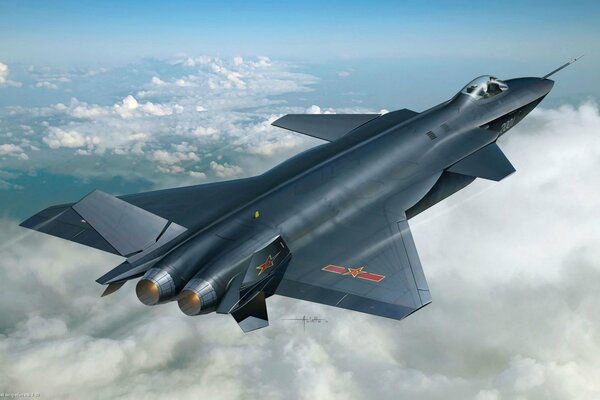 Chinese fighter jet J-20