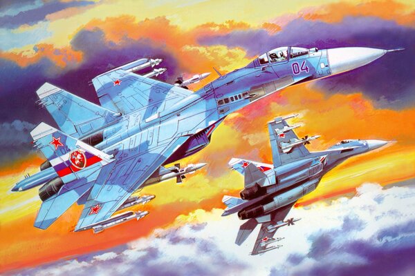 Russe, polyvalent, super maniable chasseur su-27
