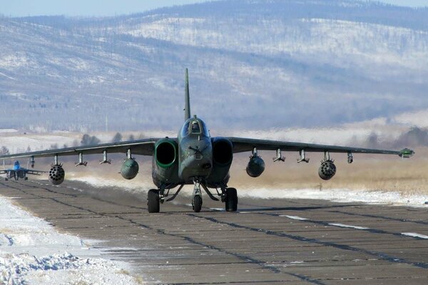 Mig-29 on the runway