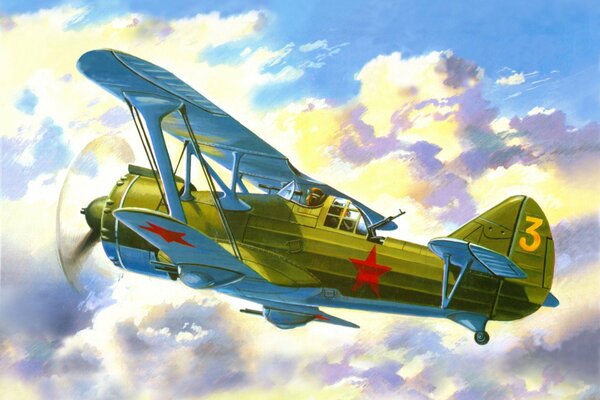 Avion d attaque double soviétique avec shossi rétractable di-6sh 