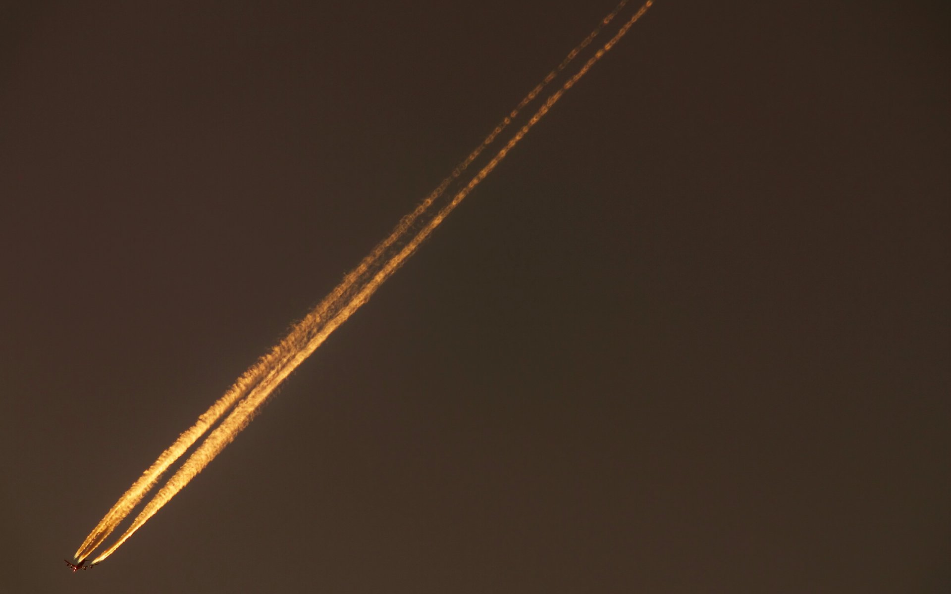 flugzeug himmel fußabdruck