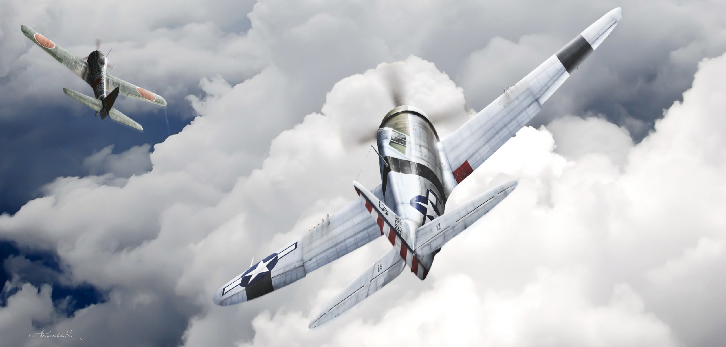 avion p-47 ciel