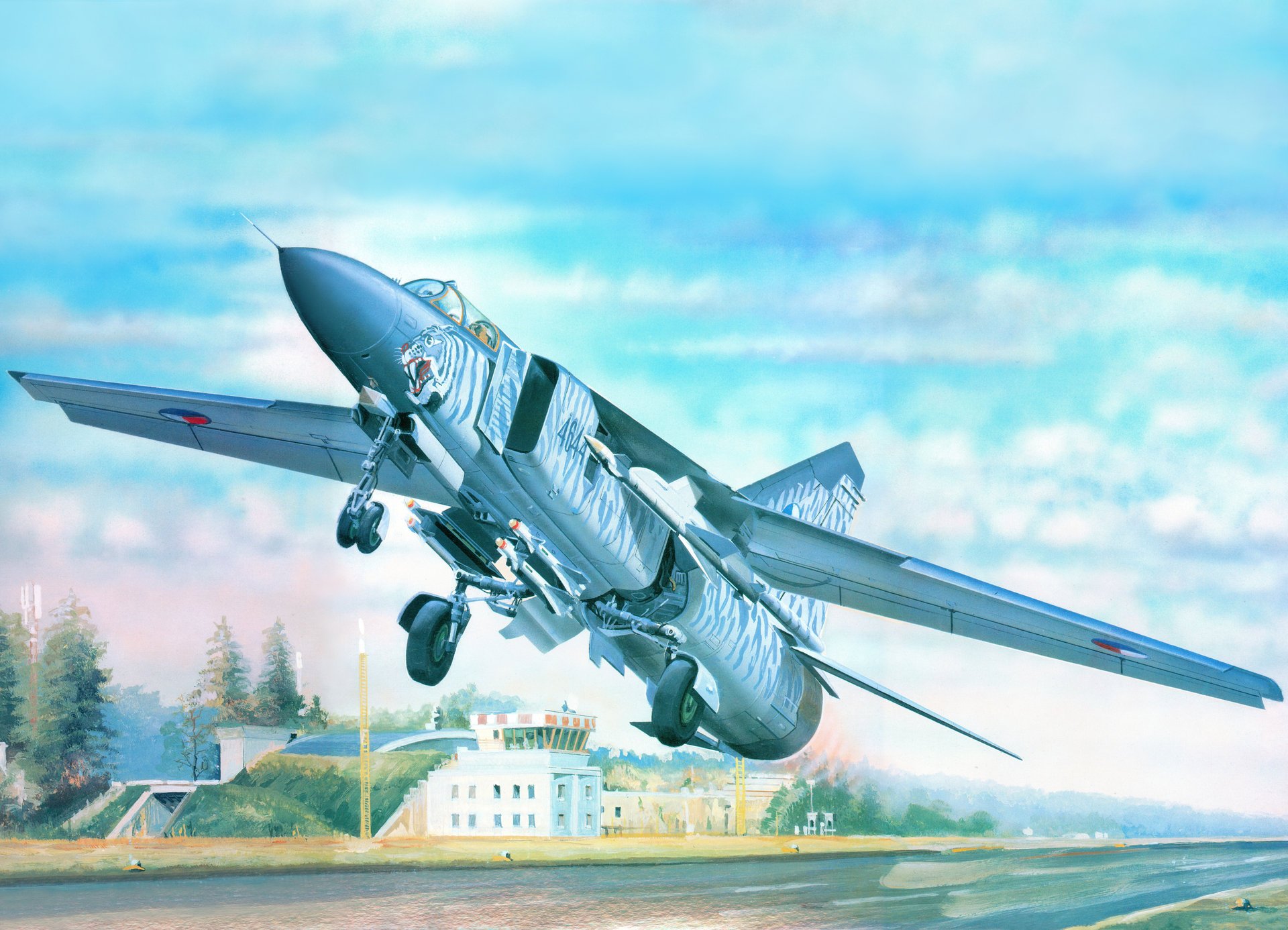 mig-23ml arte dibujo