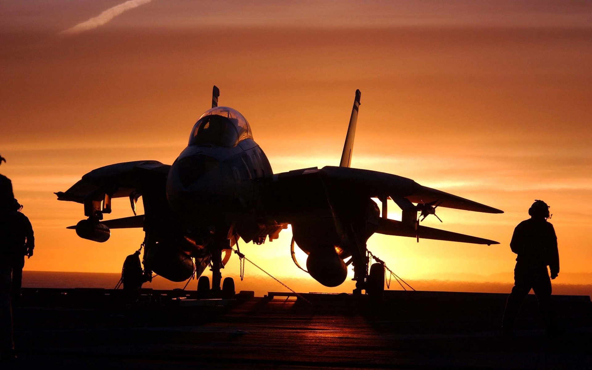 plane the carrier ocean sunset nice background