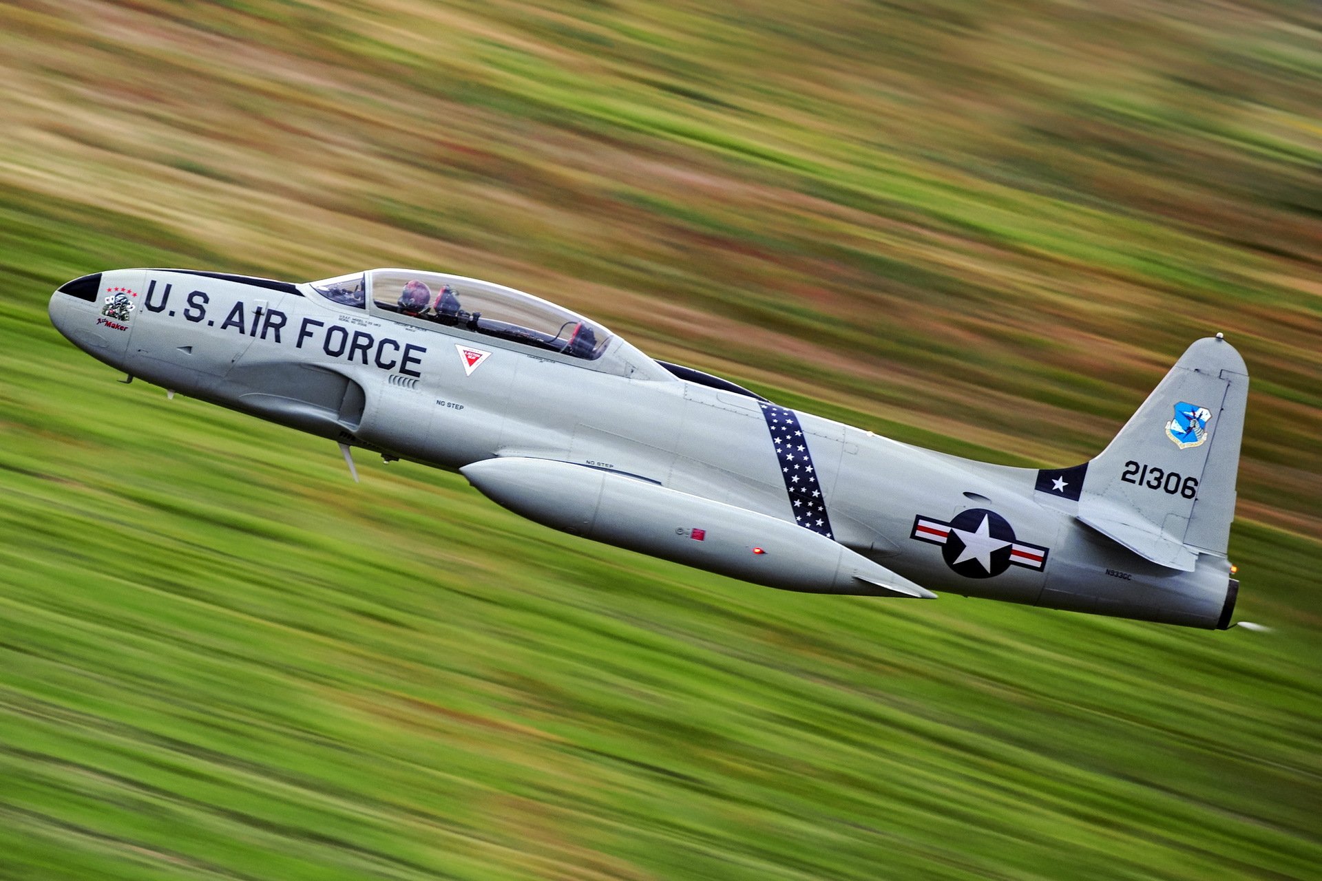 avion arme ciel lockheed t-33 shooting star