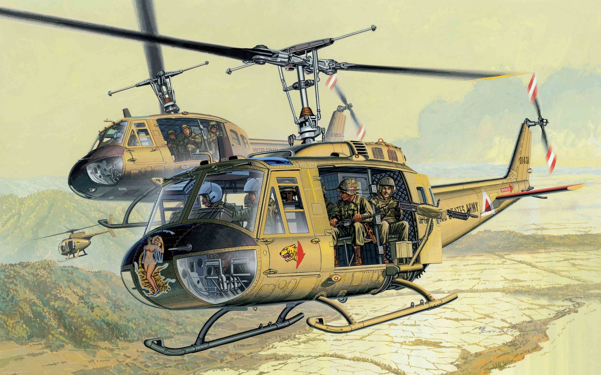 campana uh-1 mohawk mohawk huey americano multi-purpose elicottero