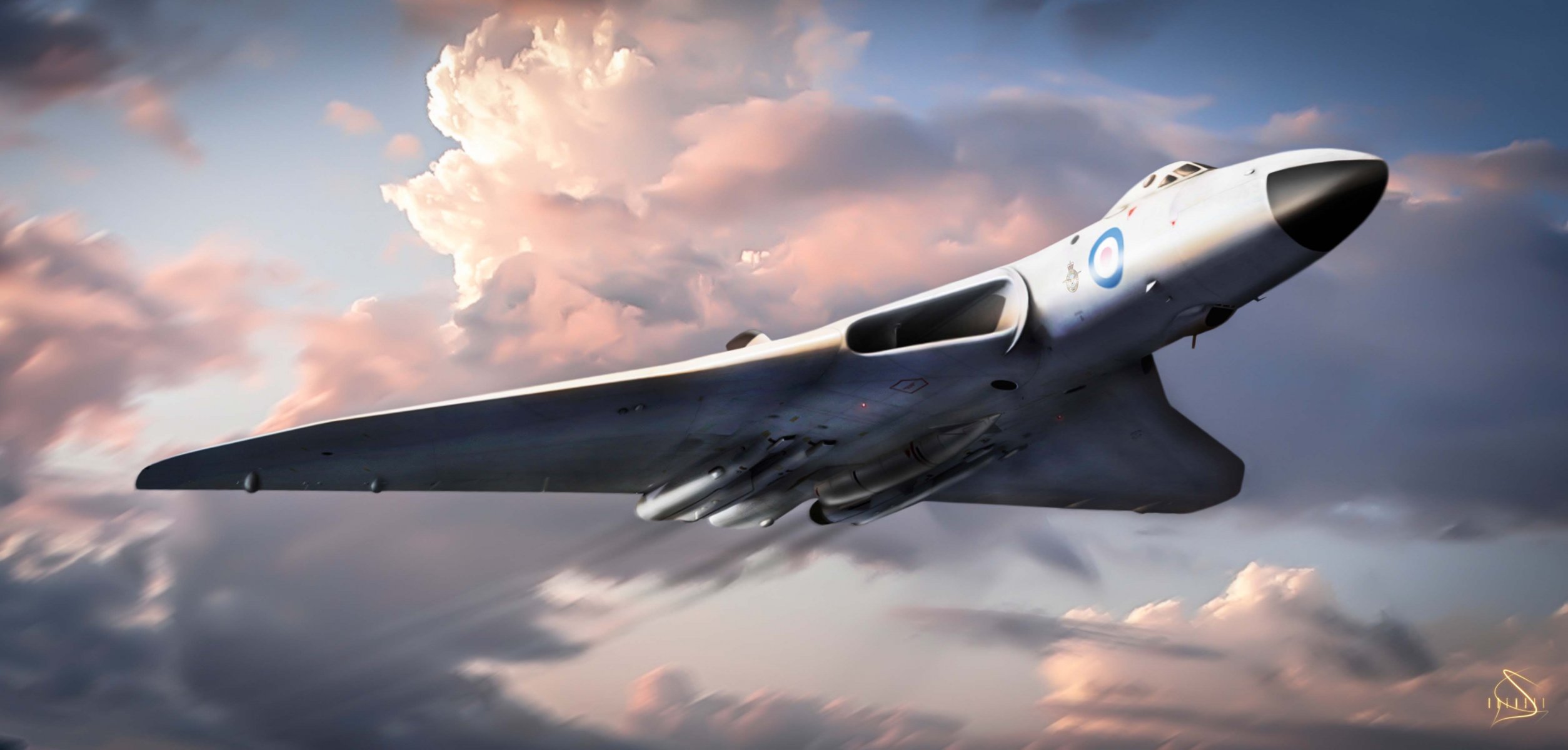 aereo avro vulcan avro vulcano britannico strategico bombardiere