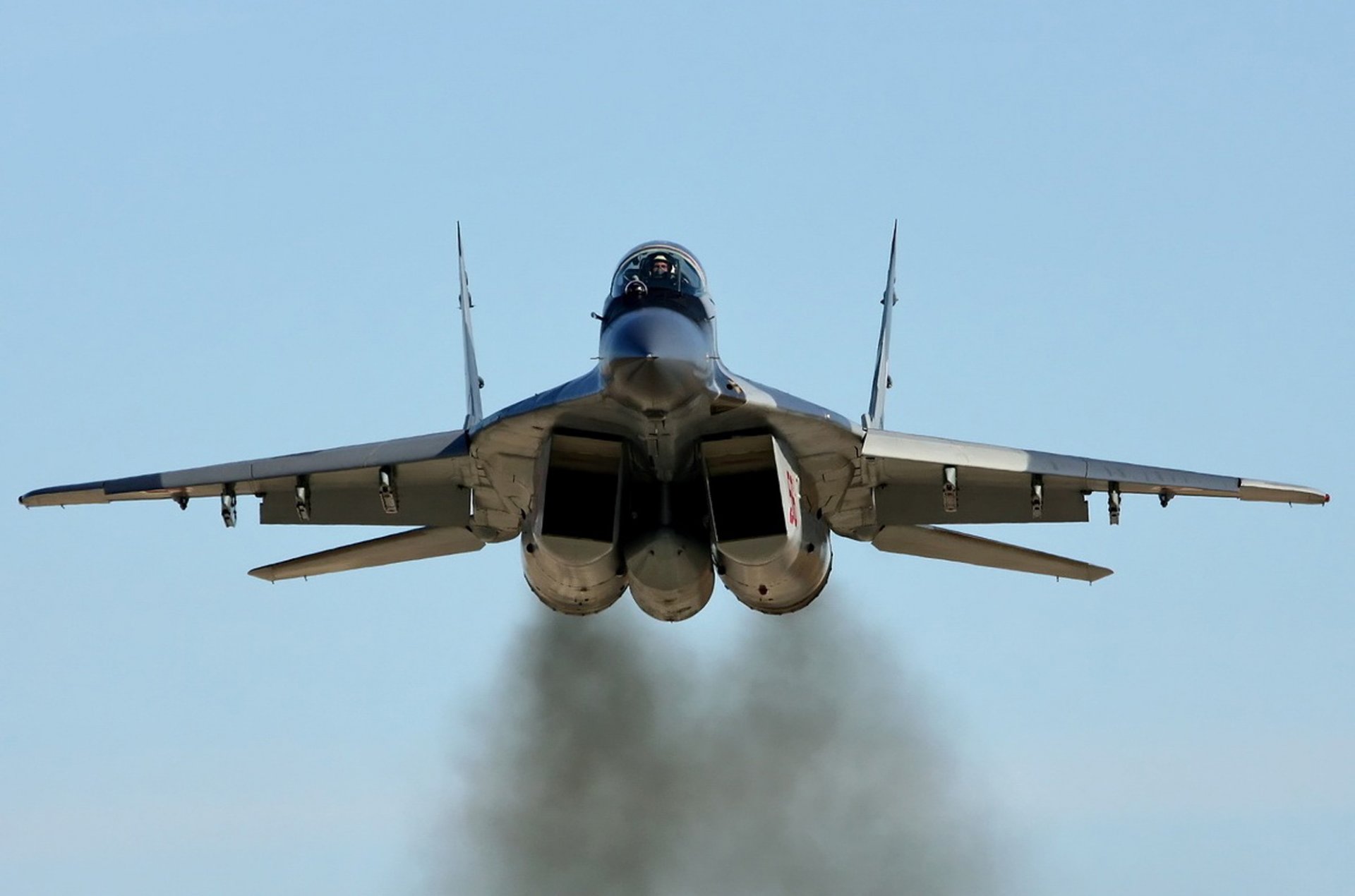 kampfjet flug mig-29