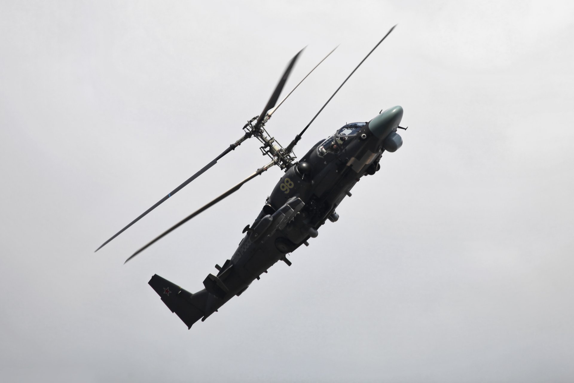 ka-52 alligator hokum b hélicoptère armée de l air russe