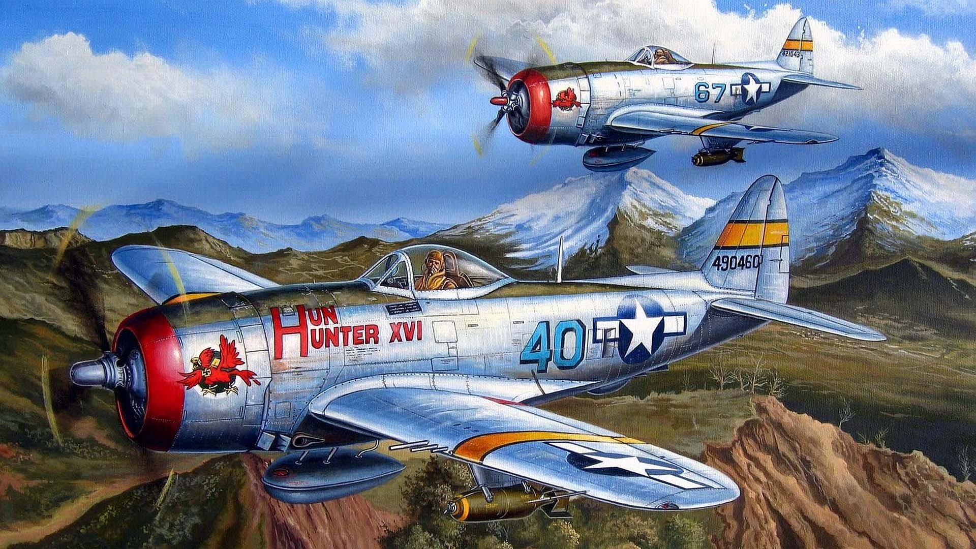 republic p-47 thunderbolt fighter united states air force bomber