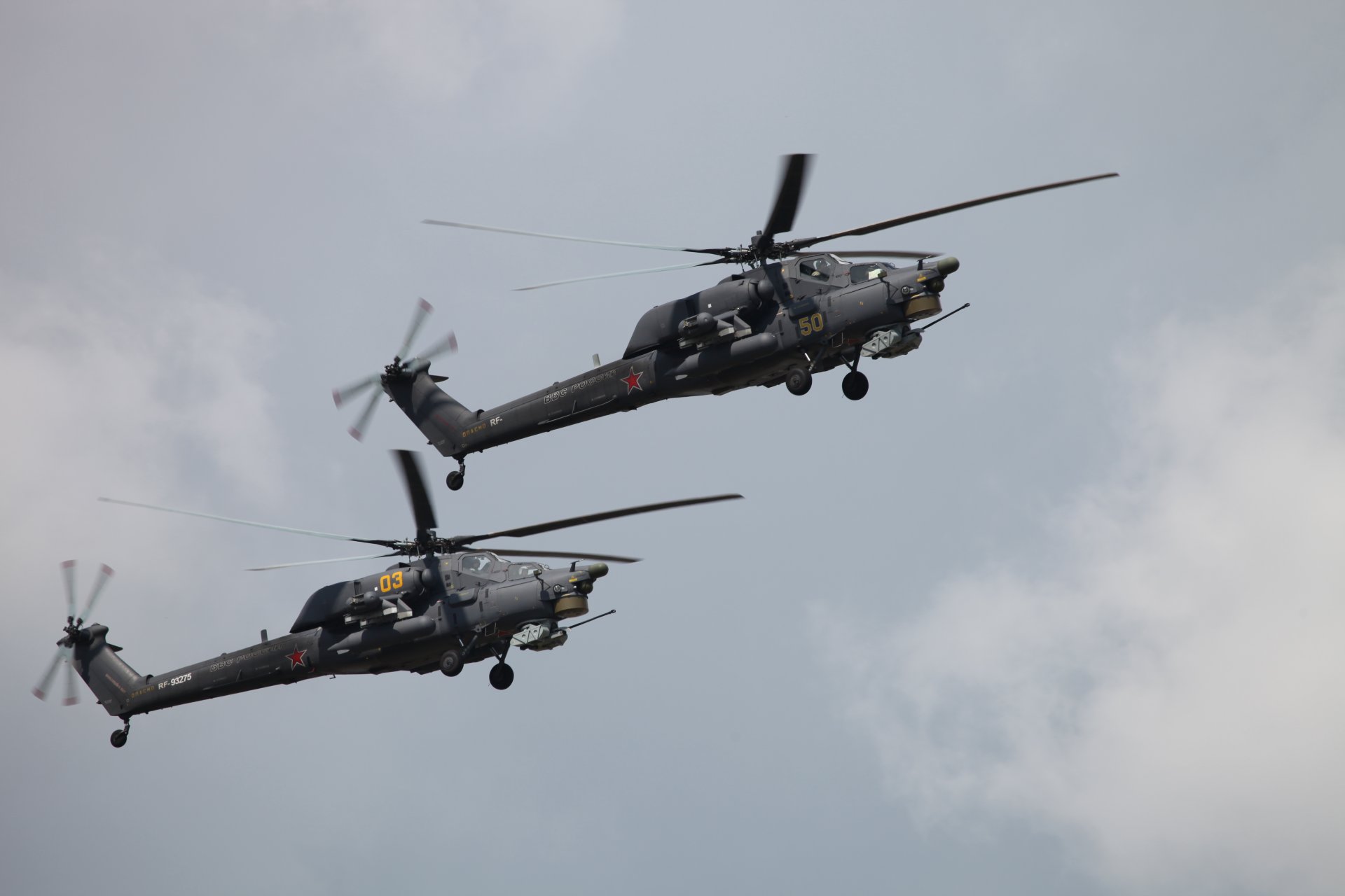 mi-28h havos elicottero squadra acrobatica aquile reali aeronautica russa