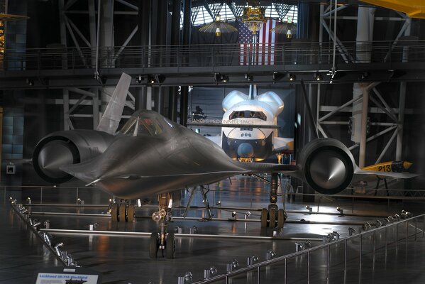 One of the exhibits in the US museums is an airplane