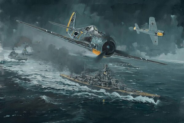 Aircraft during World War II, attack