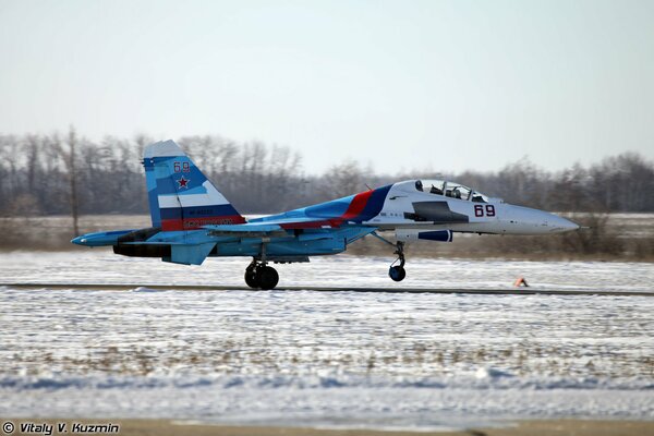 Chasseur polyvalent su -30 4-génération de l armée de l air russe