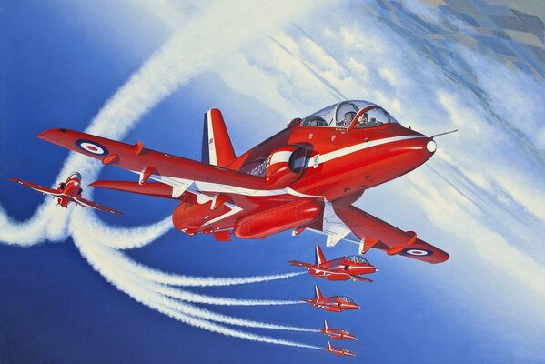 Red Royal air force UK