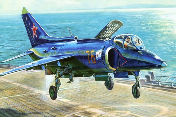 Avion d attaque de pont soviétique le premier avion de production de l URSS à décollage vertical