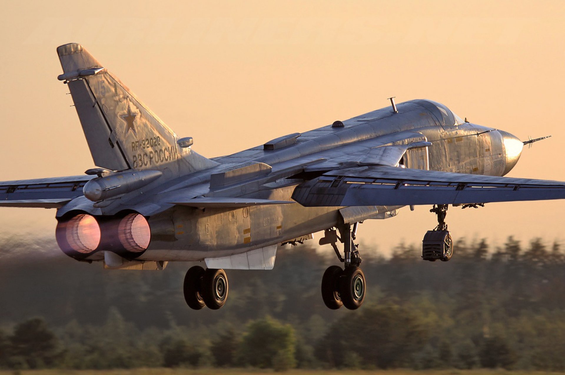 su-24m start bomber