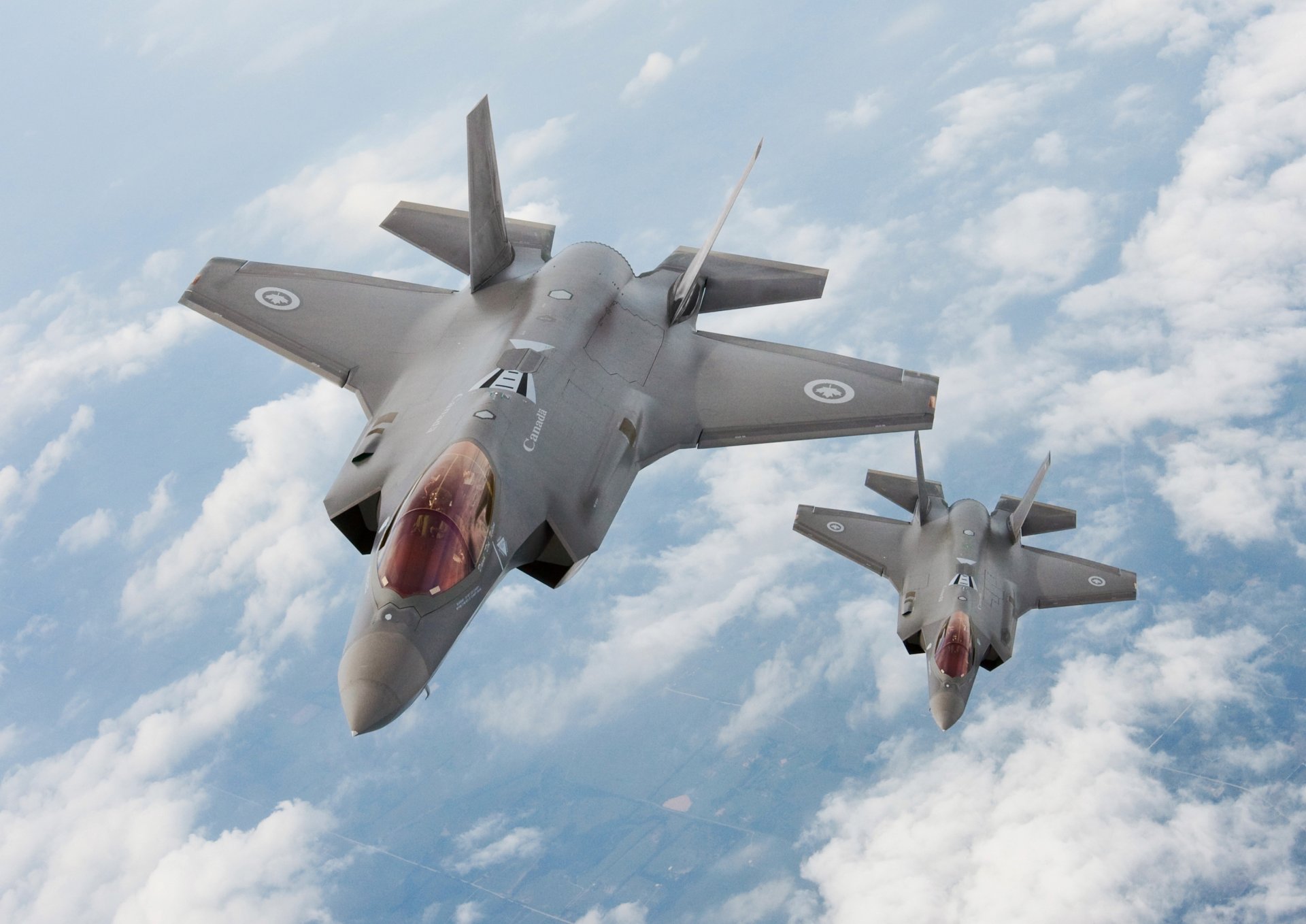 lockheed martin f-35 lightning ii lightning kanada flugzeug flugzeuge himmel flug