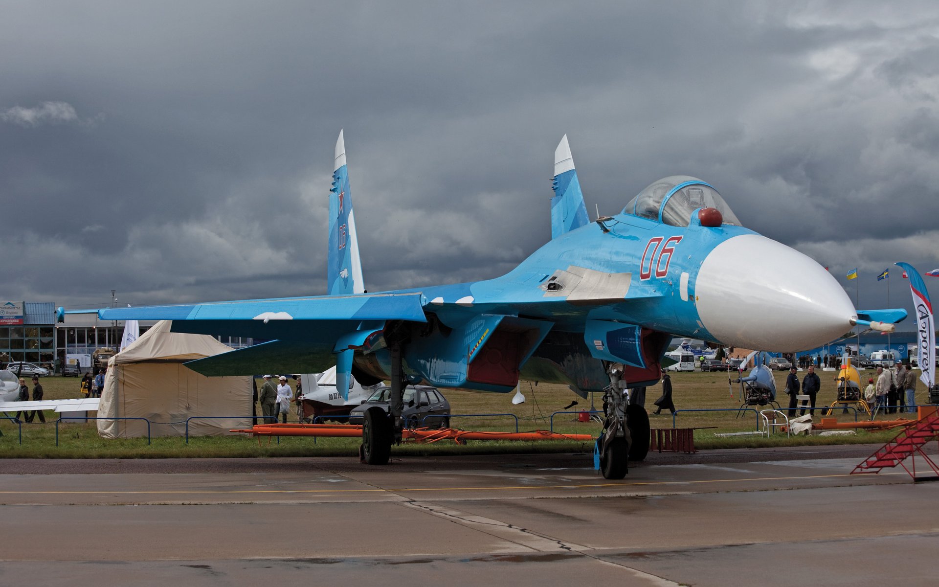 su-27 max exhibición aérea luchador avión