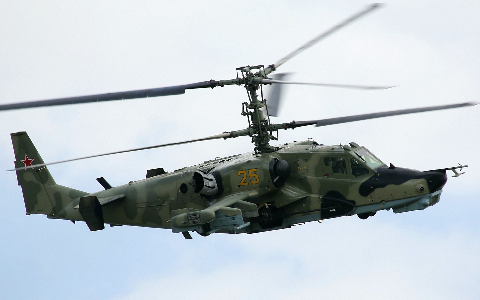 ka-50 tiburón negro kamov cuchillas suspensión cabina cañón camuflaje