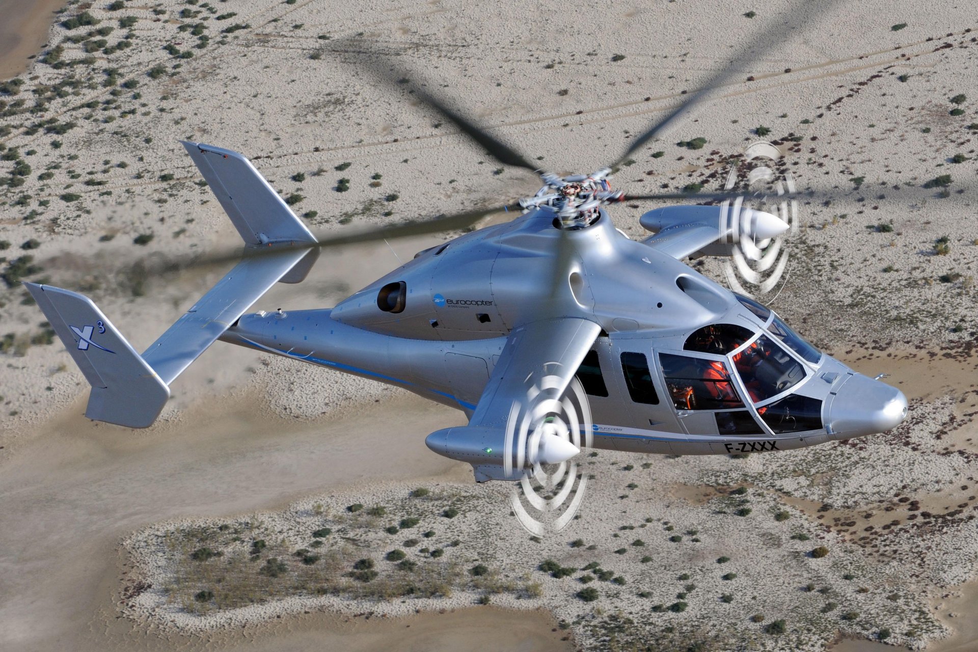 eurocopter x3 flügelschraube flug höhe wüste