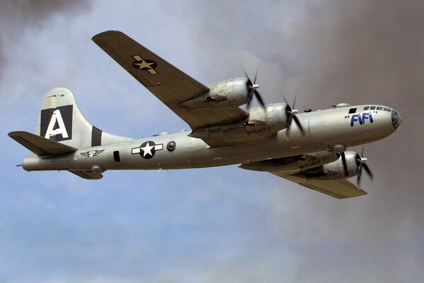 B-29A boeing in the sky superfortess