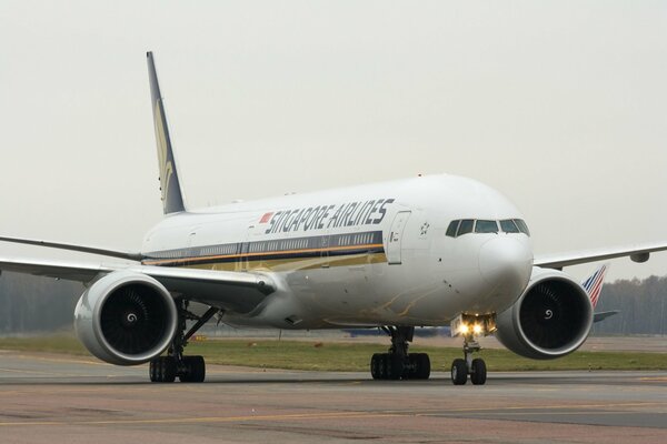 Avión de pasajeros en Singapur, Boeing Airlines Singapur