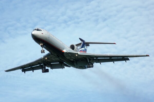 Tu-154 aircraft from Aeroflot