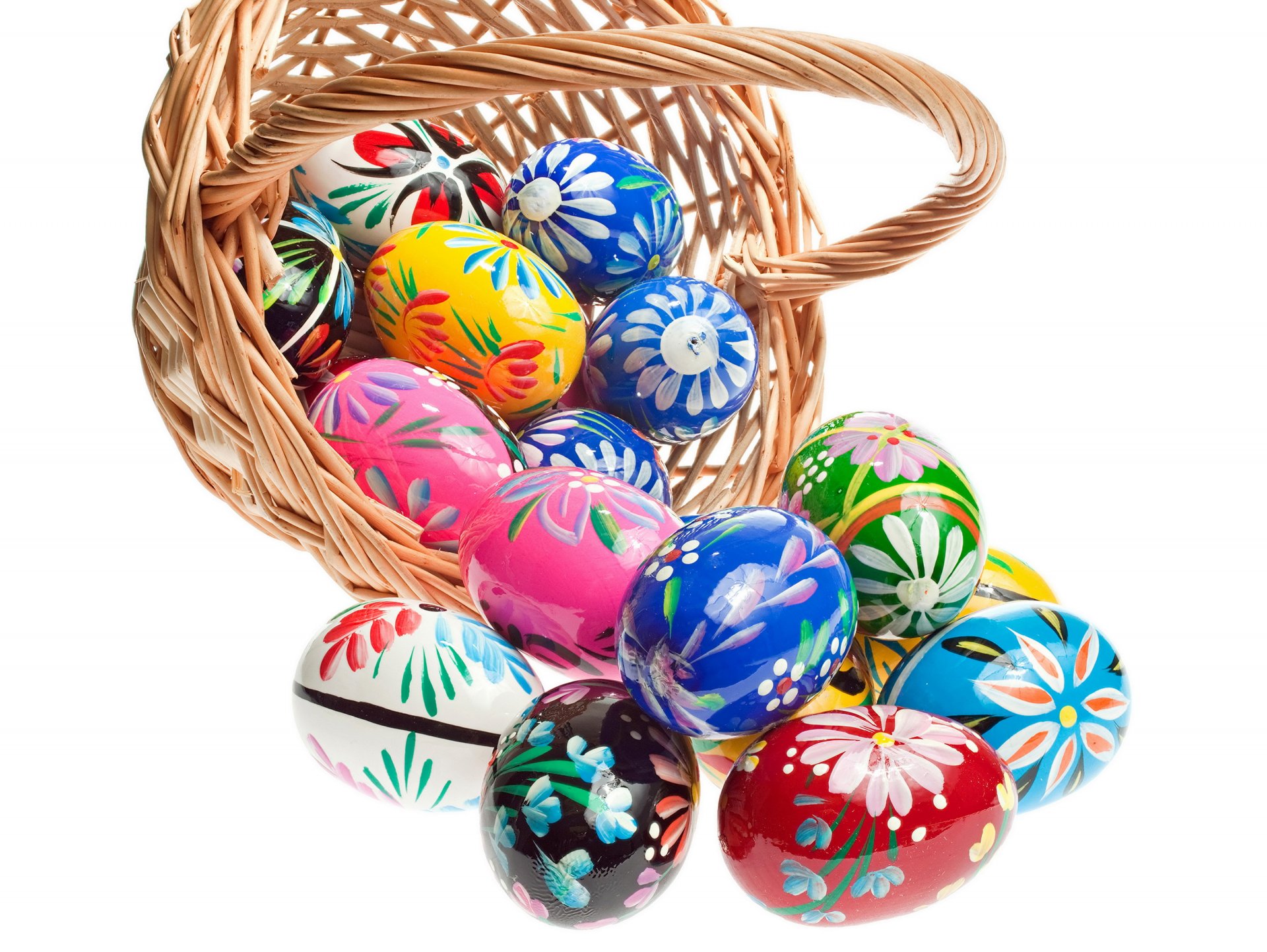 ostern eier korb