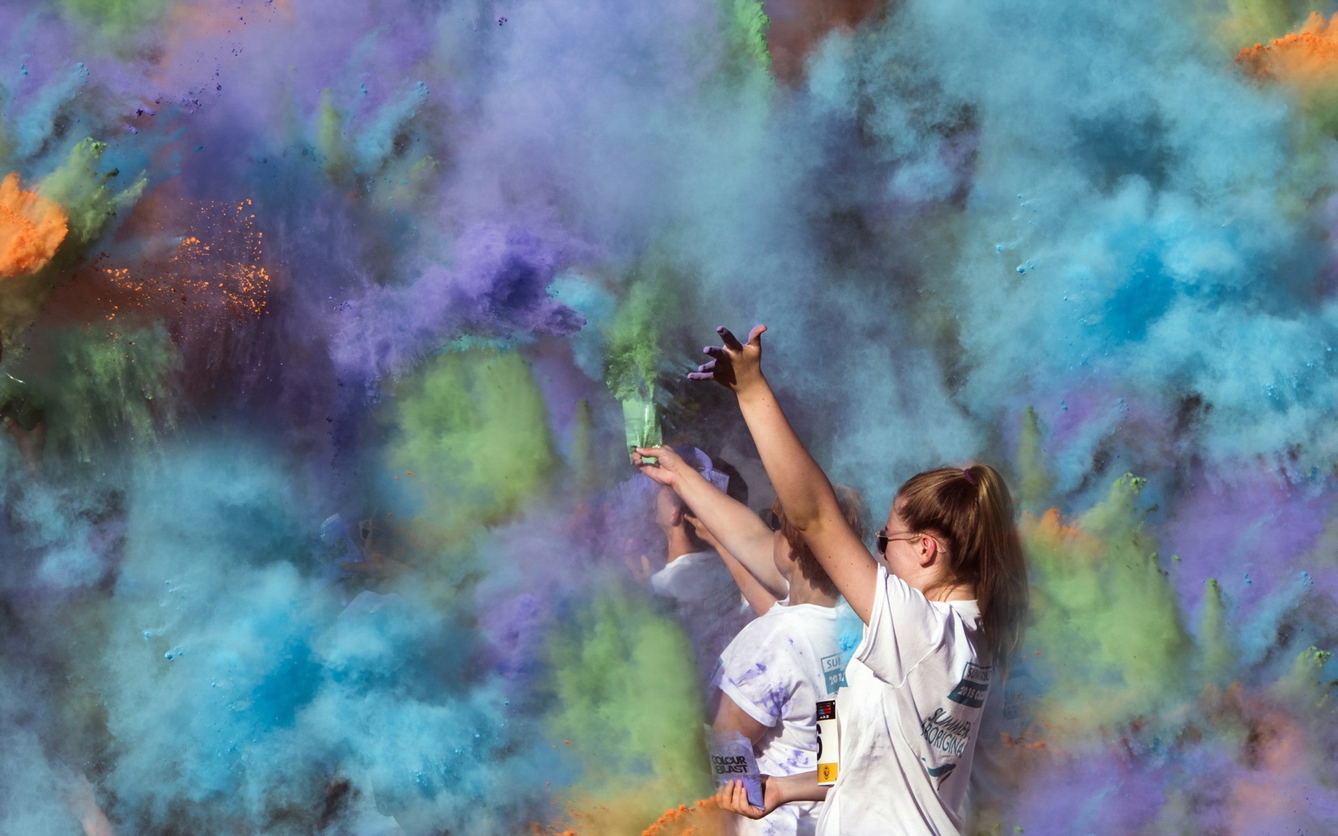 vacances poussière fumée couleur