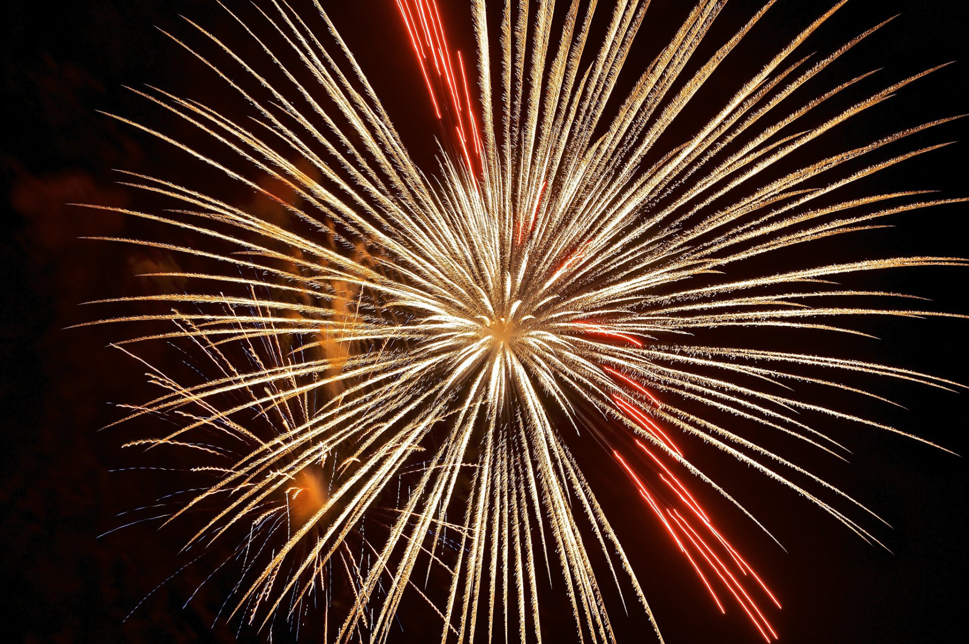 nuit lumières salut feux d artifice