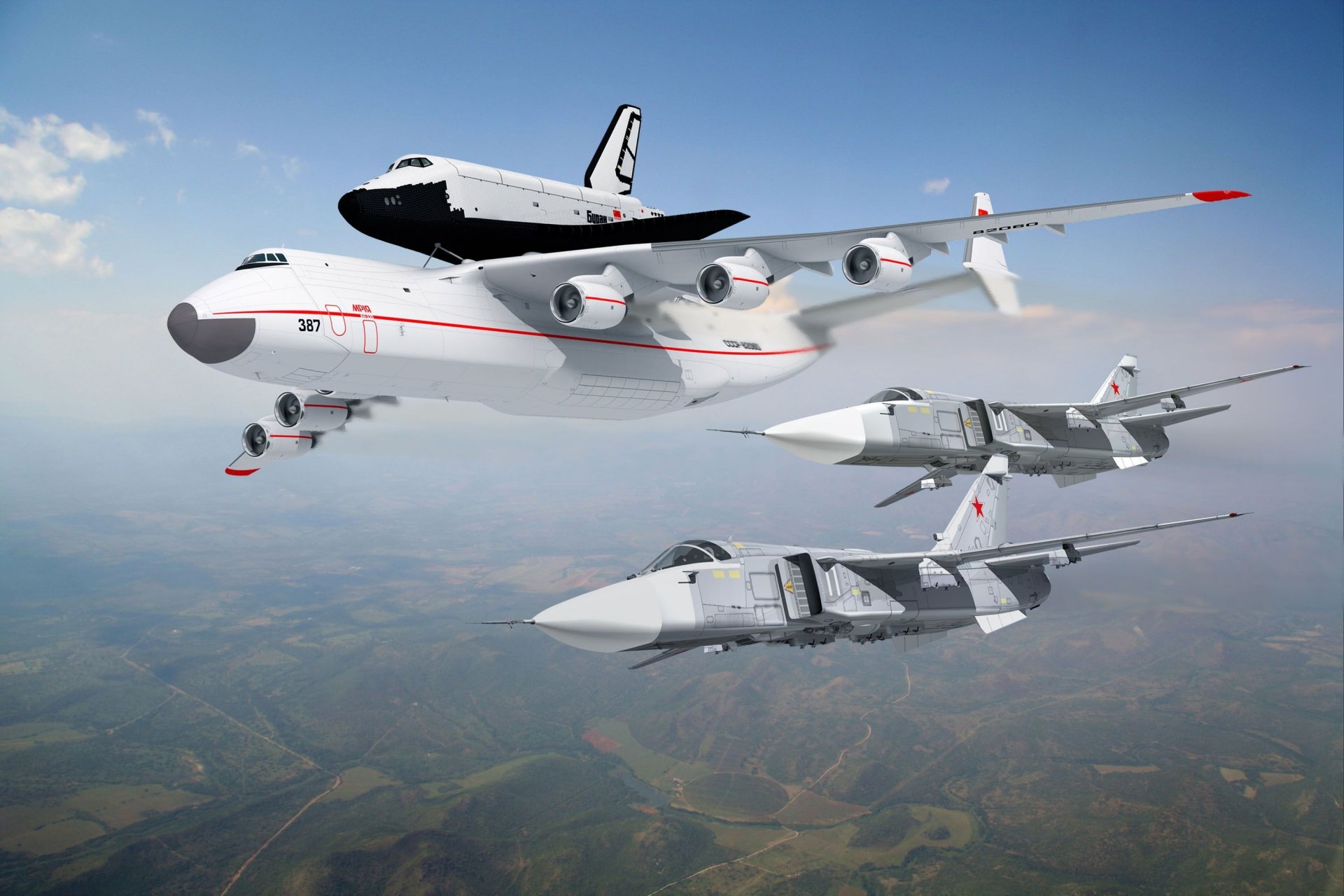 an-225 mriya buran su-24