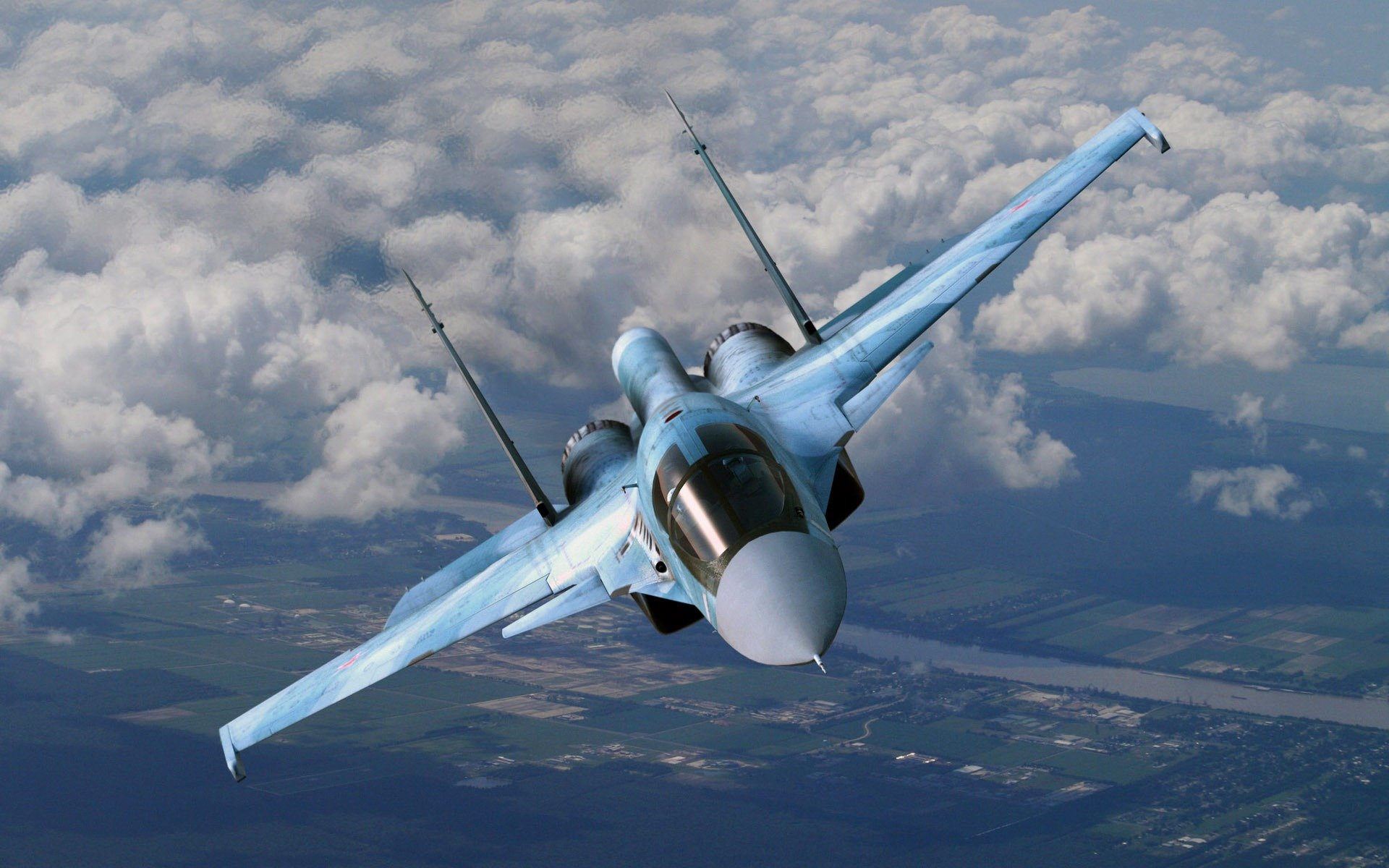 niebo myśliwiec su-34