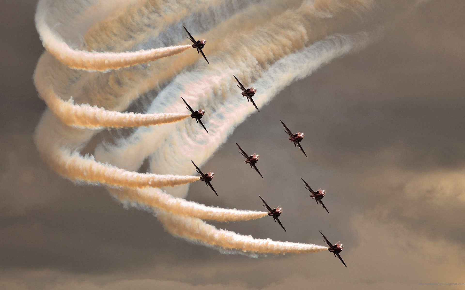 aviones espectáculo hermoso