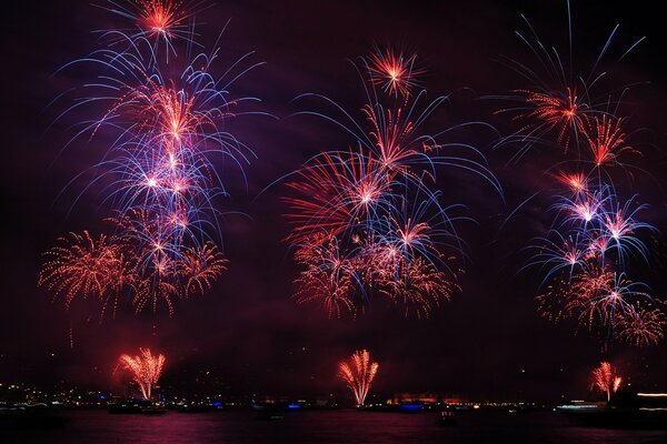 Republic Day Turkey night fireworks