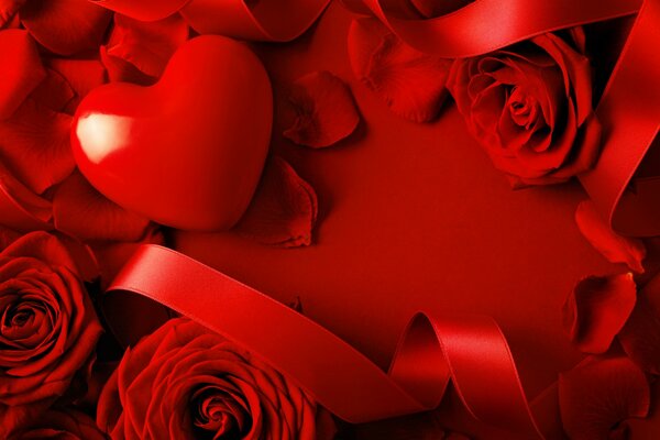 Coeur le jour de la Saint-Valentin