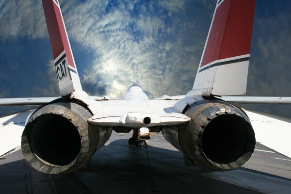 Aerogeneradores de aviones de primer plano