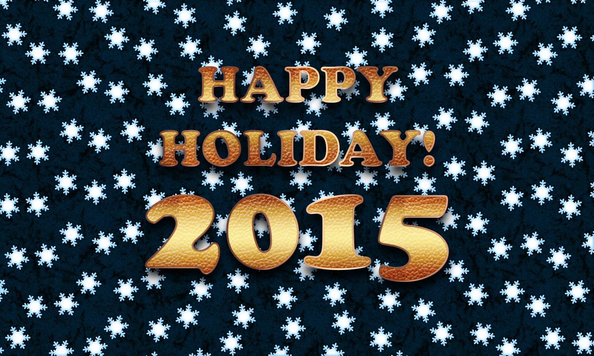 happy holiday 2015 new year snowflakes background the text wallpaper