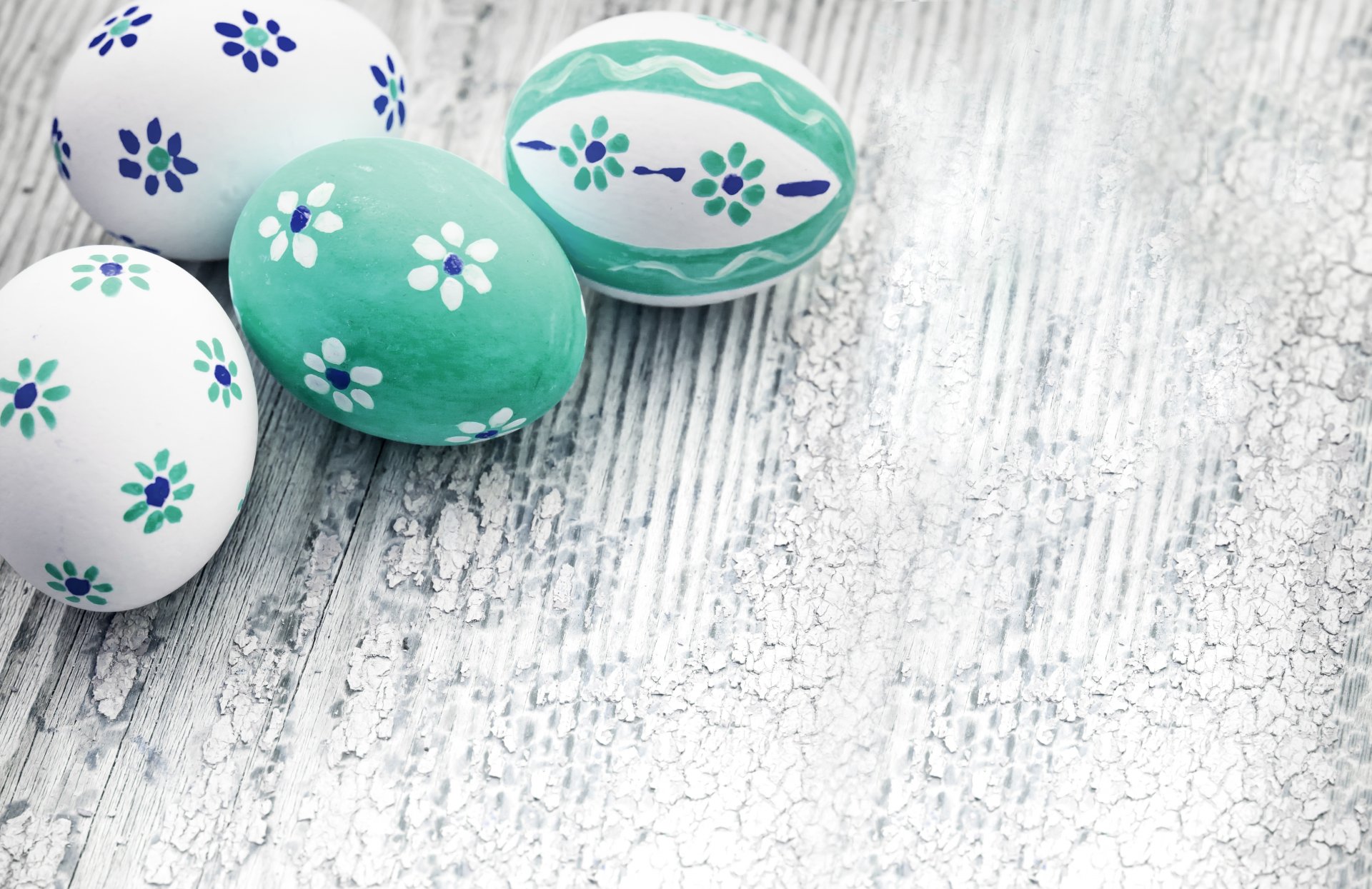 easter eggs painted