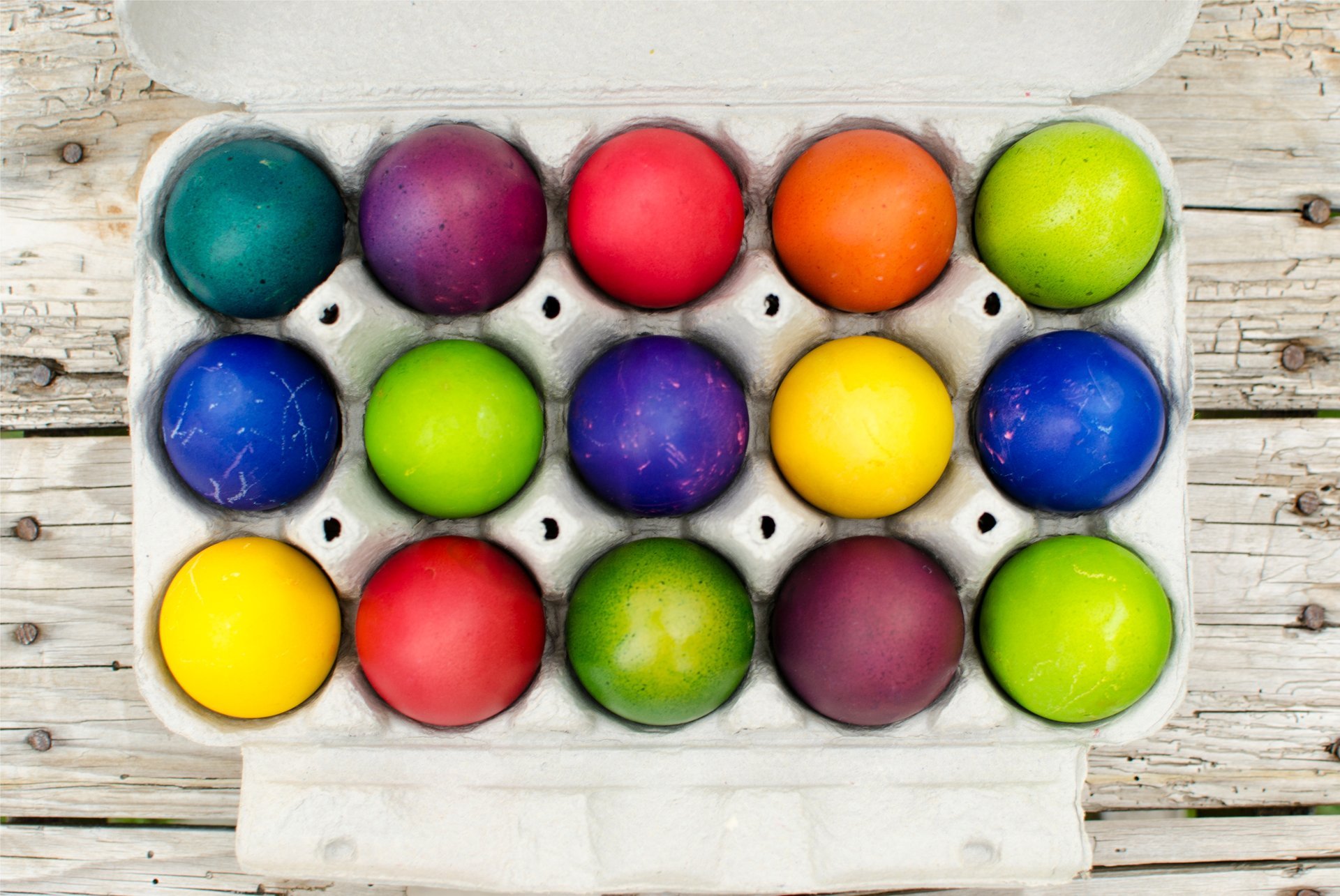 easter eggs painted