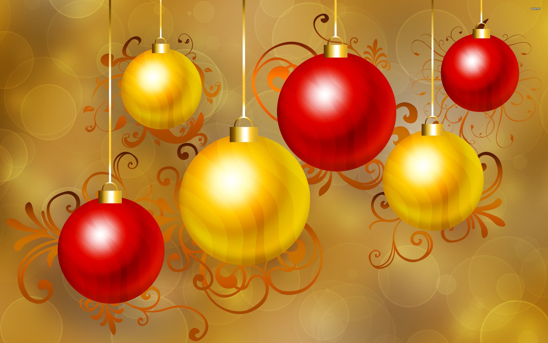 christmas new year bulbs decoration vector