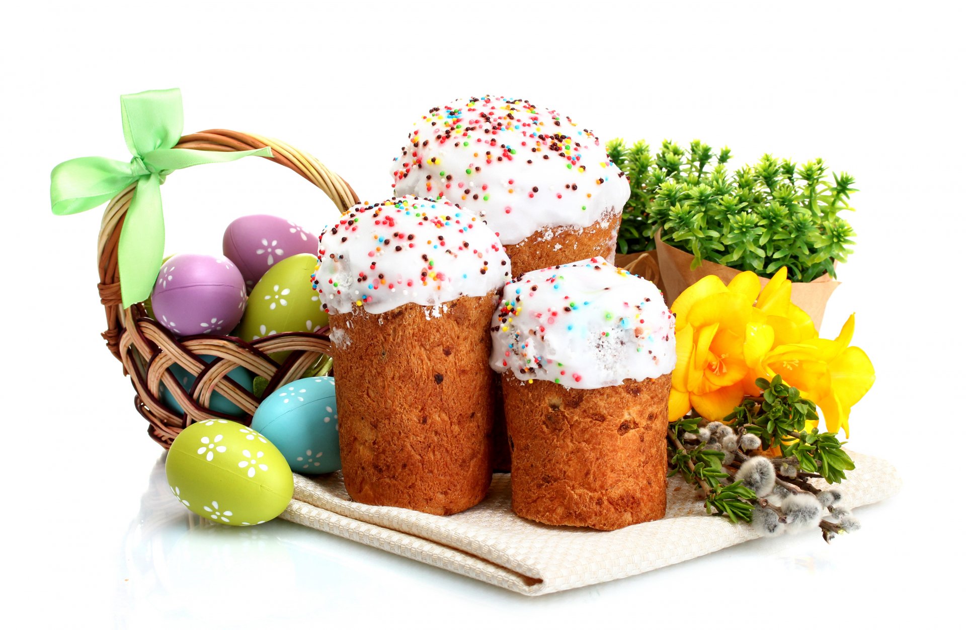 ostern eier blumen kuchen ruhe gesegnet kuchen frühling