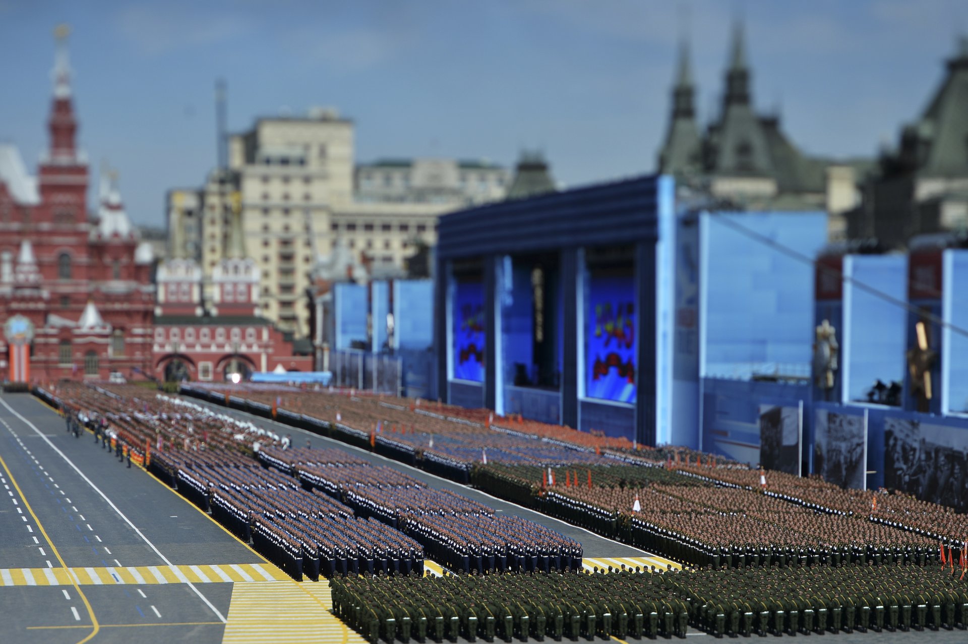 victory parade 2015 victory day victory hits holiday red square troops system